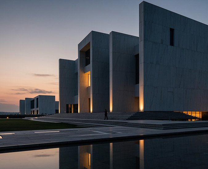 Creative architectural design building exterior