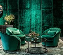 Creative interior design with wall art