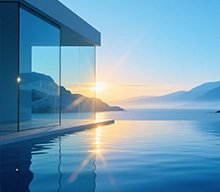 Creative interior design with wall art